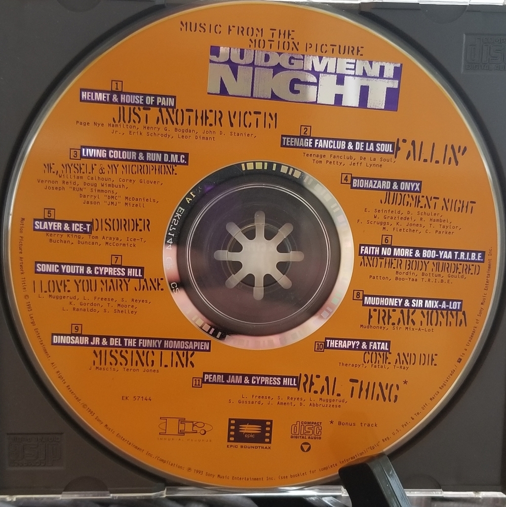 Judgment Night Soundtrack CD - Picture 3 of 4